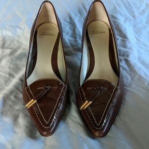 Brown heels